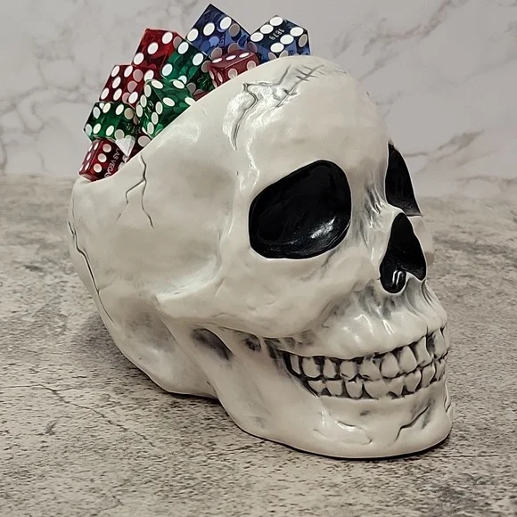 Ceramic Skull Candy Dish - Picture 11 of 12